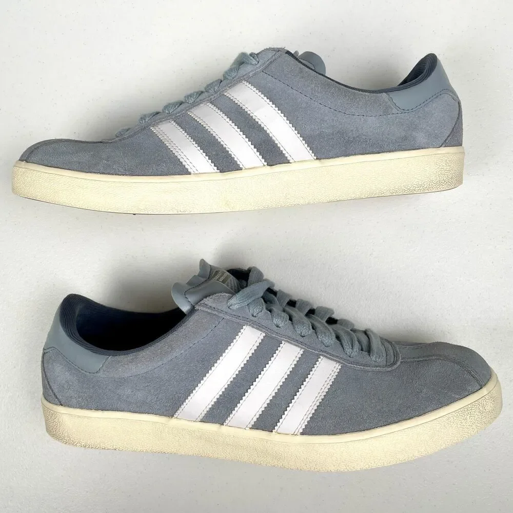 Adidas Lo Pro Skateboarding Sneakers‎ Mens 11 Gray Blue Suede Streetwear 2009